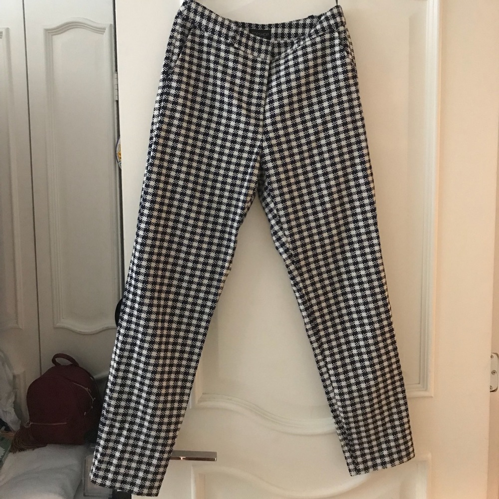 Topshop Pattern Cigarette Pants